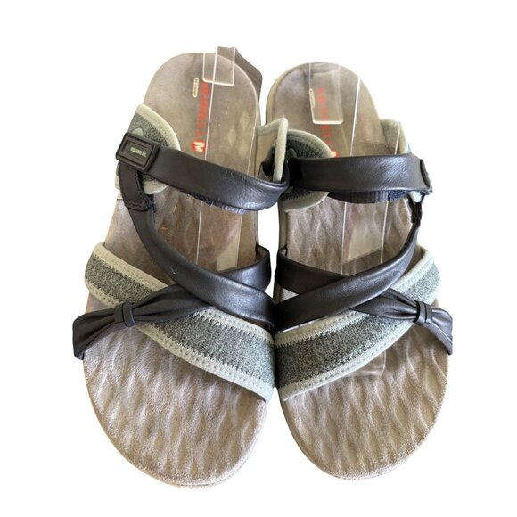 Merrell Womens Ebony Select Grip Strappy Outdoor Sandals Sz 7 Performance - Picture 7 of 12